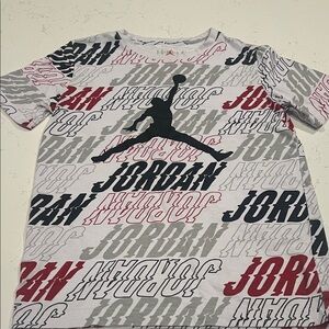 Jordan Kids Jumpman Tee - White, Red, Black, Gray